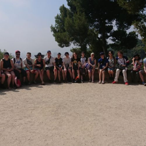 Group at Parc Guell